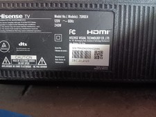 Hisense Roku TV Model 75R6E4 Crack Screen, Parts Or Complete Unit