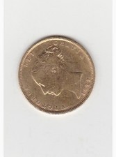 1872 Queen Victoria Half Sovereign – Young Head – Shield Back - Gold Coin