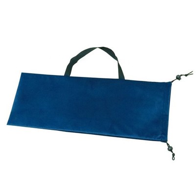 Two Layer Navy Blue Mahjong Rack Bag with Reinforced Stitching and Carry Handle