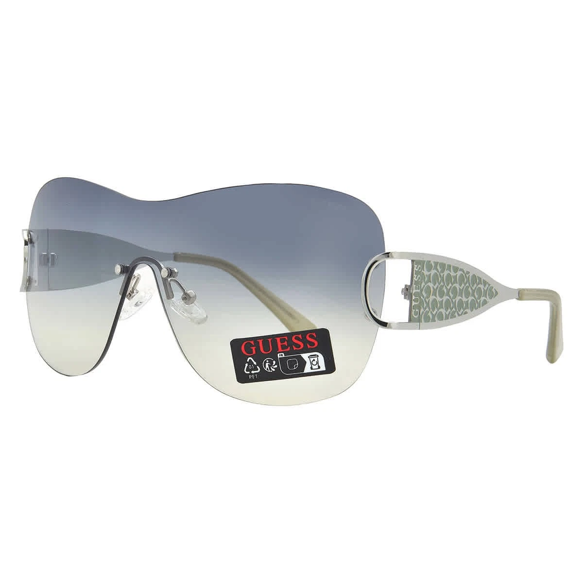 GUESS Gray Shield Sunglasses for Women for sale | eBay display picture 2