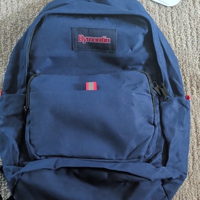 Bymontin Vintage Blue Large Backpack w/ Pockets. New with Tags.