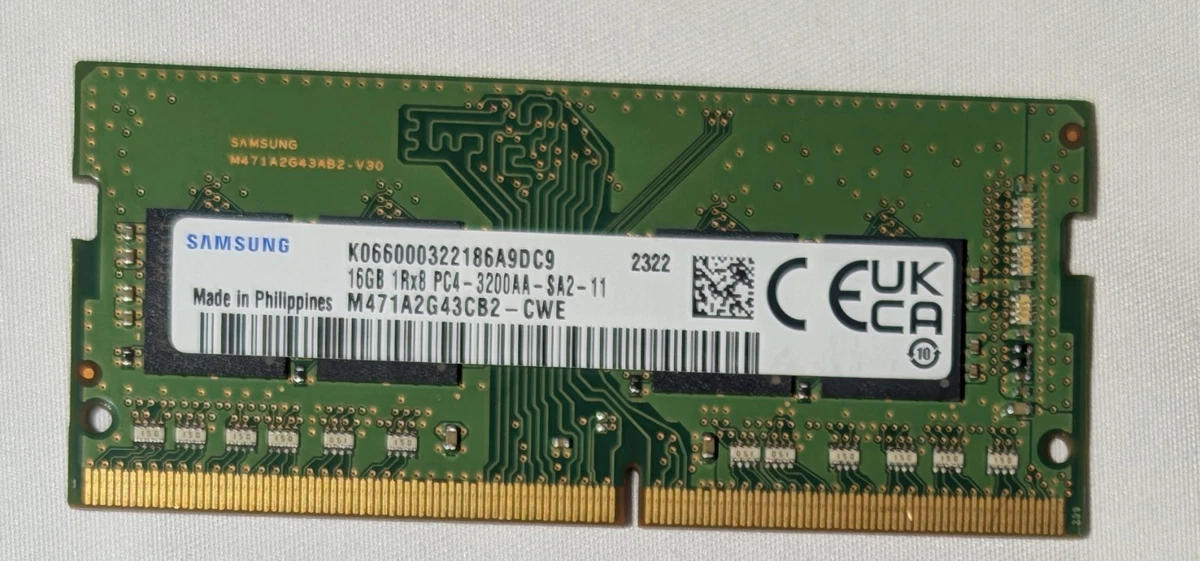 Samsung DDR4 SDRAM 16 GB Capacity per Module Memory (RAM) for sale