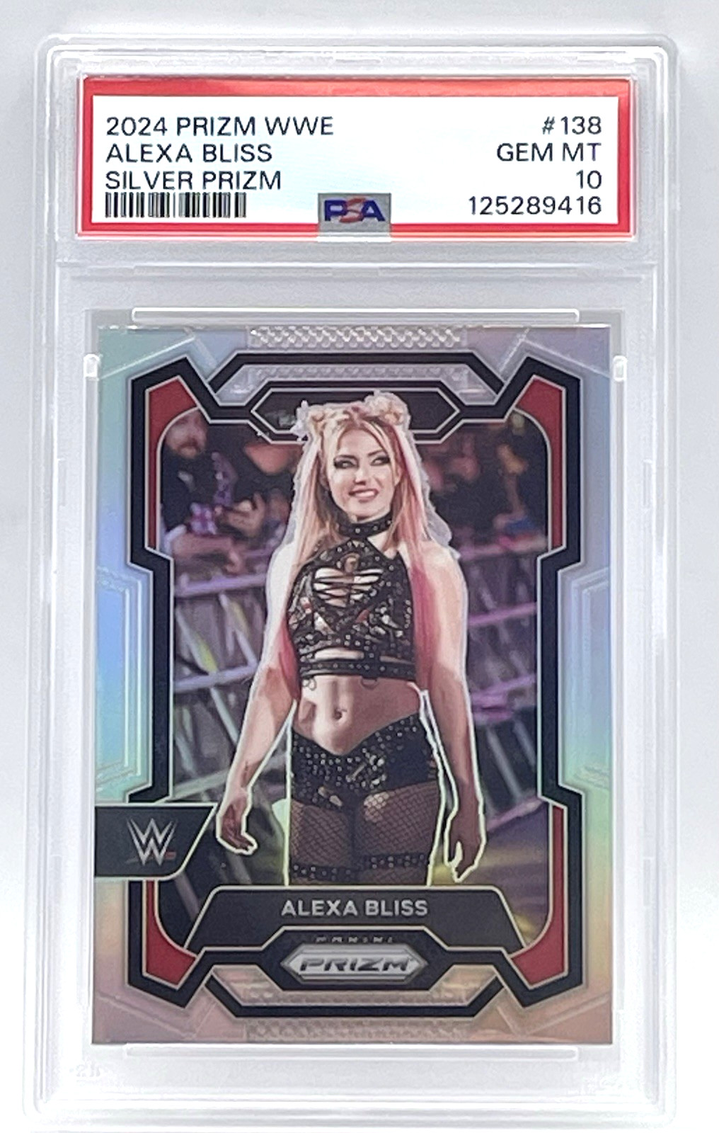 ALEXA BLISS - 2024 PANINI PRIZM WWE - SILVER PRIZM - PSA 10 GEM MINT view 2