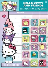 Hello Kitty and Friends Small Reward Chart with 42 Stickers Official Product