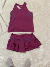 Skirt Sports Tennis/pickleball Set XL. Color Pink. Workout Gear 790