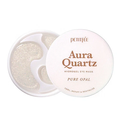 [PETITFEE] Aura Quartz Hydrogel Eye Mask Pure Opal - 80g (40pcs)