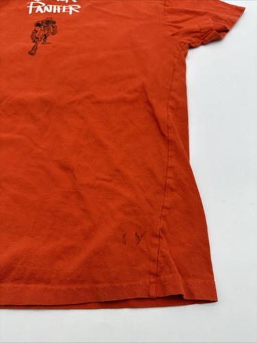 Marvel Black Panther T-Shirt Youth Boy Small Graphic Print Orange ..#17096 - Picture 8 of 9