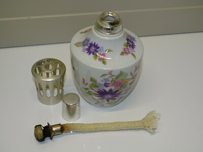 LAMPE BERGER PILLIVUYT EN PORCELAINE MODELE CACHEMIRE 1970-1980