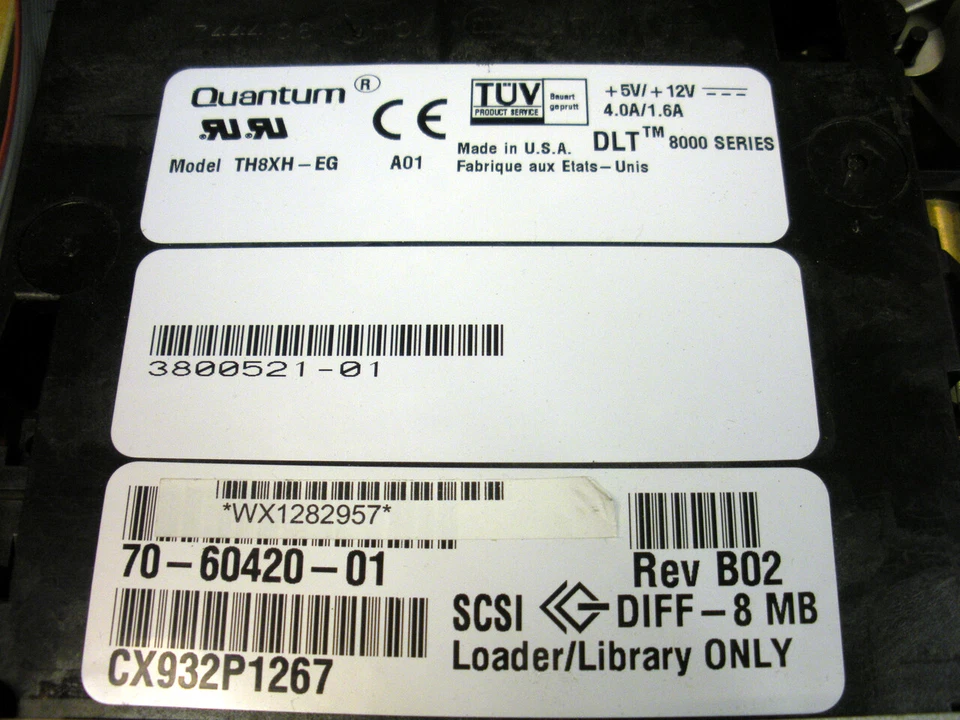 Sun 380-0521 DLT8000 Tape Drive for L1000 - Image 3 of 3