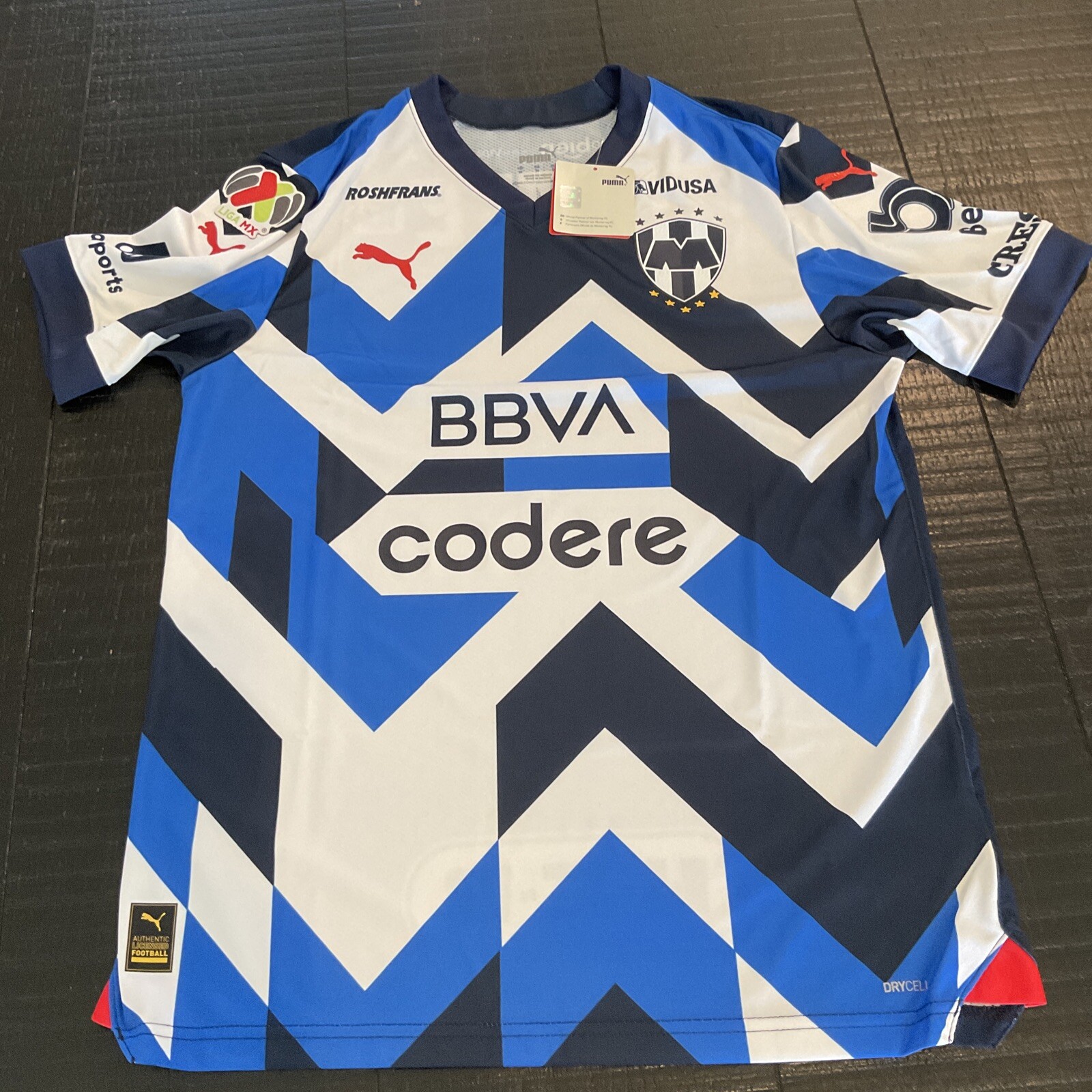 PUMA Royal Monterrey F.C 3rd Kit Soccer authentic NWT Jersey Size M