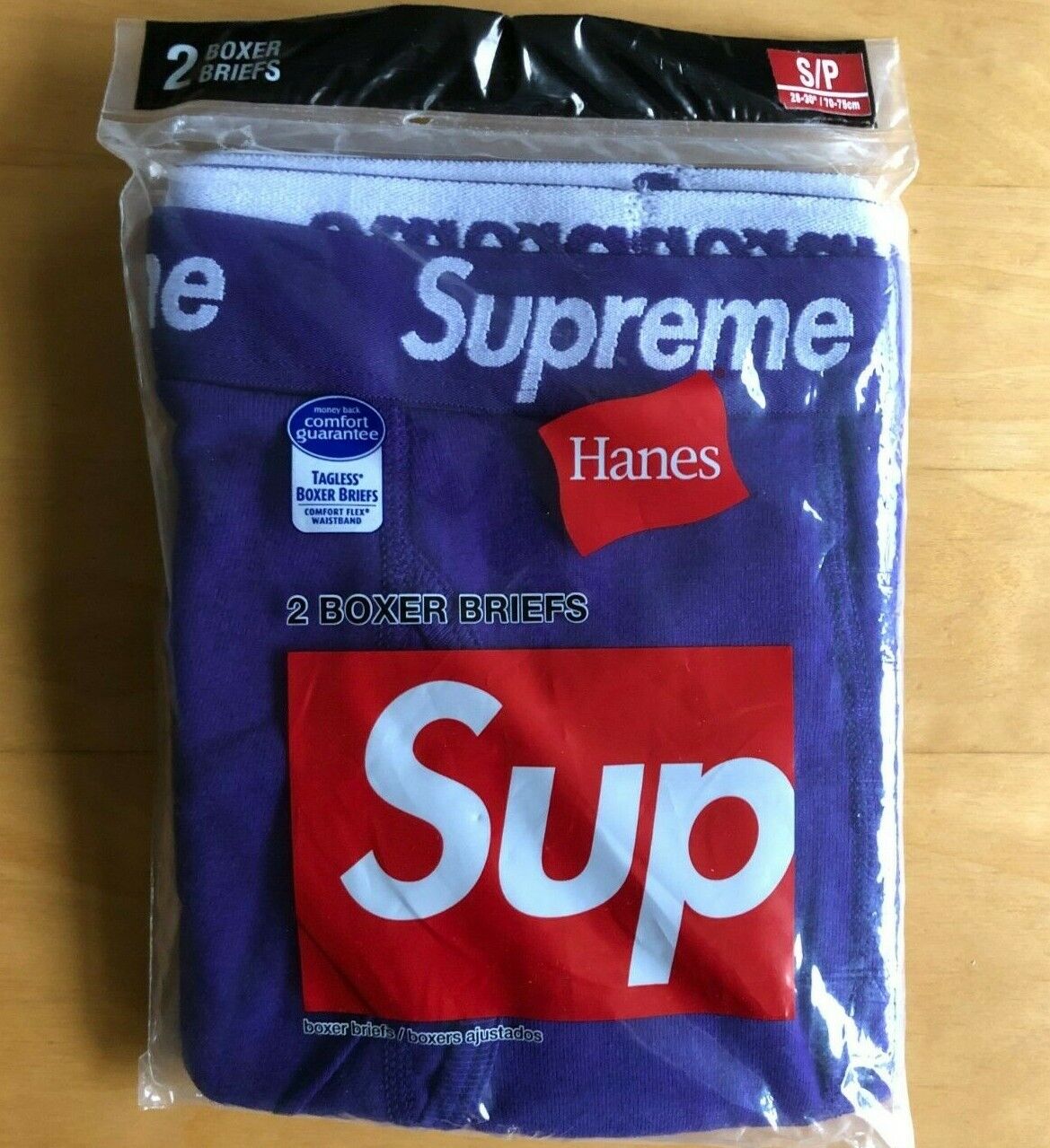 Supreme Hanes Boxers Purple Size Small (2 PACK) 100% Authentic eBay