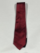 Mens Bruno Piattelli Red Pure Silk Tie Hand Made NEW
