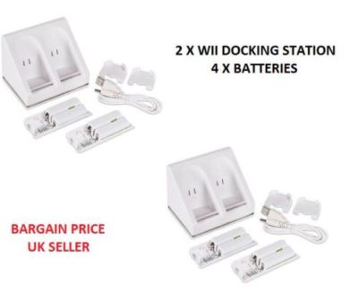 CHARGER DOCKING STATION 4x RECHARGEABLE BATTERY