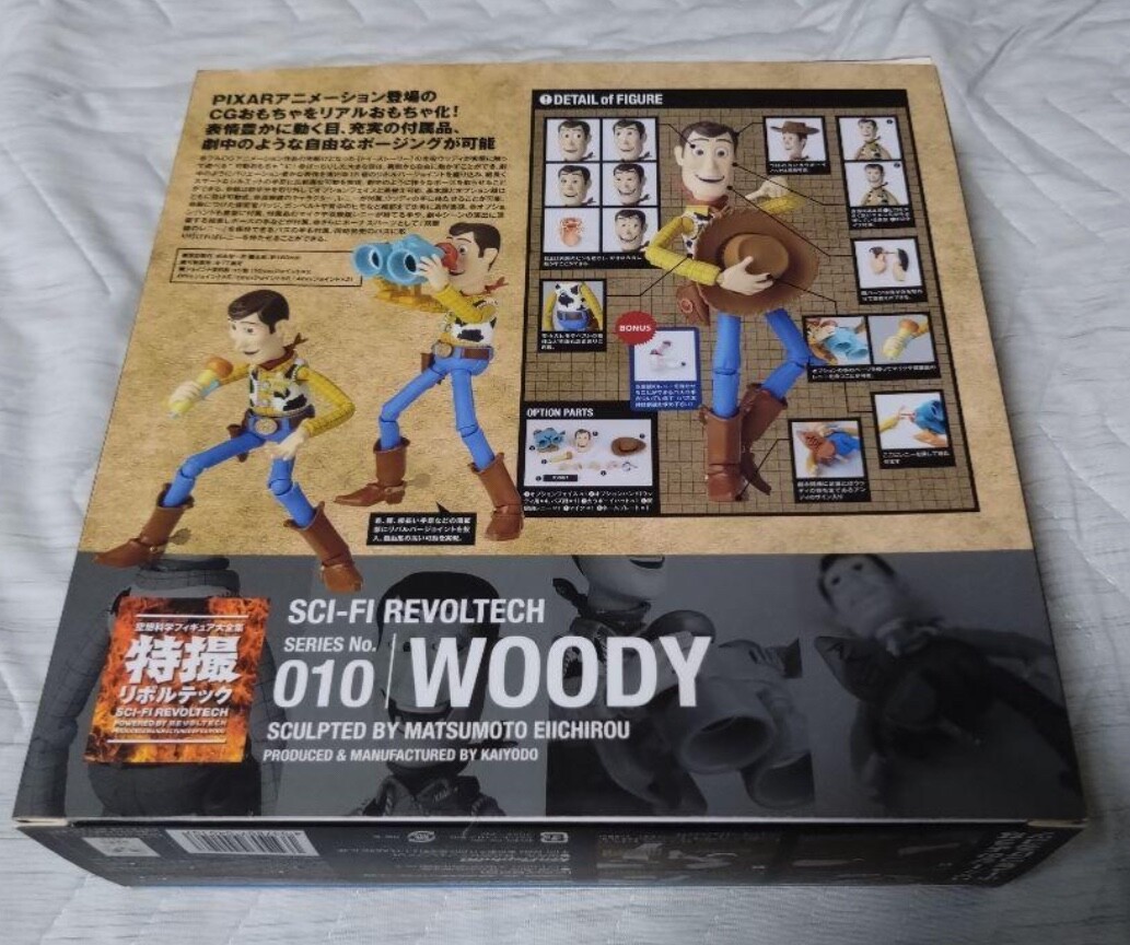 Woody Tokusatsu Revoltech No.010 Toy Story Disney Kaiyodo NEW, $105.00