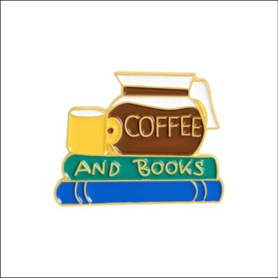 Kaffee Deko Abzeichen Emaille Pin Brosche Revers Anime Geschenk Kleidung Zubehör 