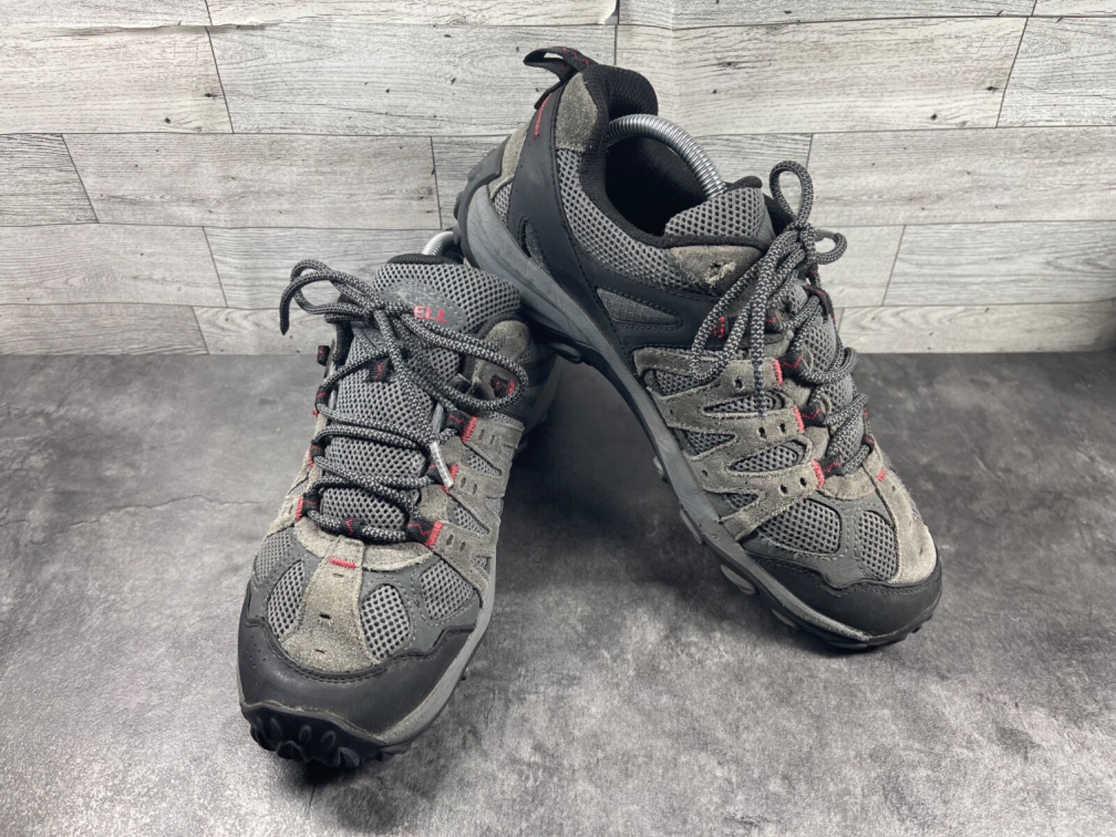 Merrell Sneakers Uomo 9M Accentor 3 Scarpe Grigio Scamosciato Sportivo Pizzo Escursionismo Trail