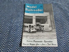 MODEL RAILROADER MAGAZINE JUNE 1947 FEATURING PNEUMATIC OPERATION HOPPER CAR 