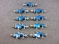 Lot of (9) Binks BBR Automatic HVLP Spray Paint Nozzles