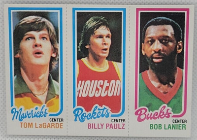 LaGarde, Paulz, Lanier 1980/81 Topps Basketball #150, 109, 69 EX