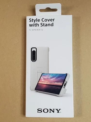 Original Style Cover Case mit Ständer für Sony Xperia 5 IV (XQZ-CBCQ) - Bild 4 von 10