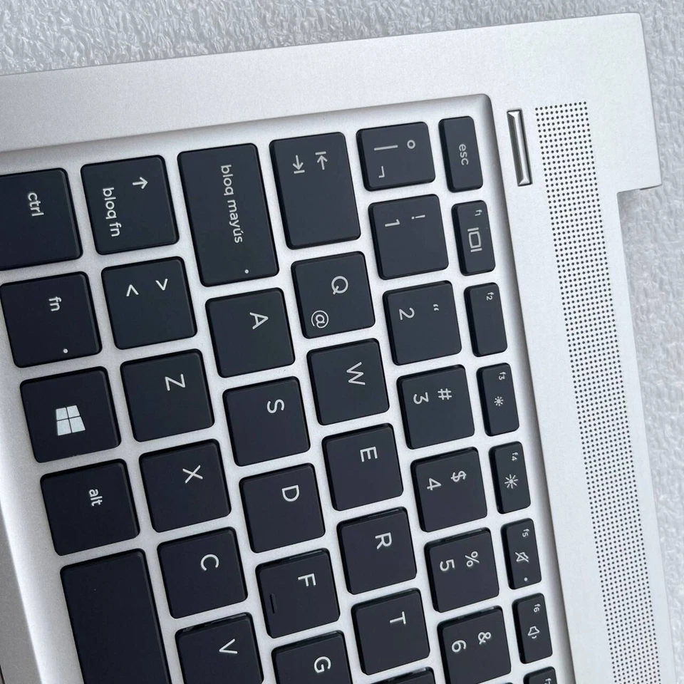 Laptop for HP ProBook 440 G6 445 G7 Latin LA Keyboard Palmrest Cover Backlit - Image 2 of 4