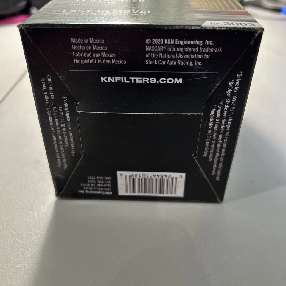 NUEVO K&N HP-3003 Premium Filtro Aceite Llave-Apagado Nuevo En Caja Envío Gratis Foto 2 de 4