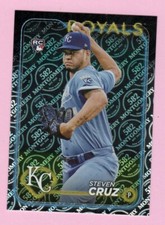 2024 Topps 582 Montgomery Club #360 Steven Cruz RC Kansas City Royals