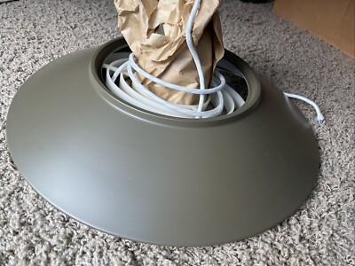 NORDISK SOLAR Sven Middleboe 1960s Olive 17.5  MCM Pendant Light - New In Box