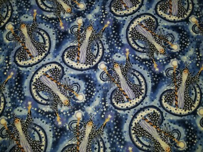MAGICAL SOURCER WIZARD STAFF MAGIC FLANNEL FABRIC 1 YD 20'' 