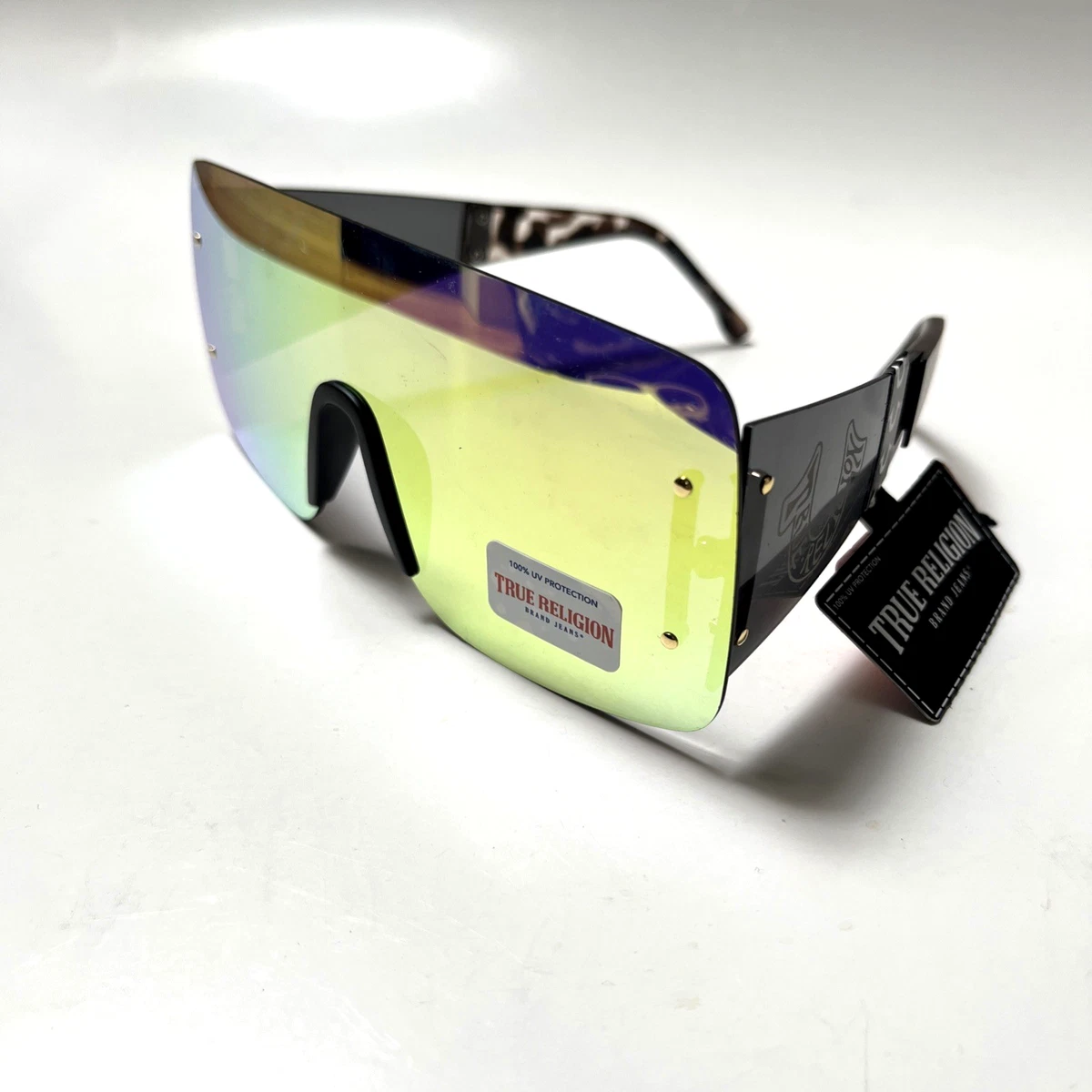 True Religion Gold Sunglasses for Men | eBay display picture 3