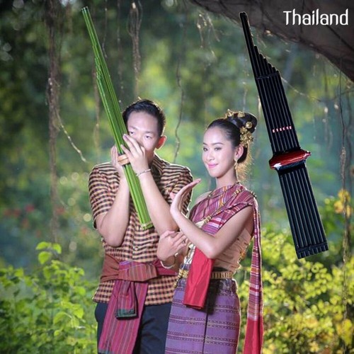 Black Khaen Bambus Thai Isan Musikinstrument Mundorgel Profi #AM - Bild 6 von 9