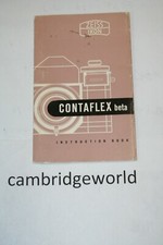 CONTAFLEX BETA ZEISS IKON INSTRUCTION MANUAL GUIDE BOOK  GENUINE ORIGINAL
