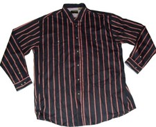 Roper 90s Original Vintage Stripes Western Mens Long Sleeve Shirt sz. XL New
