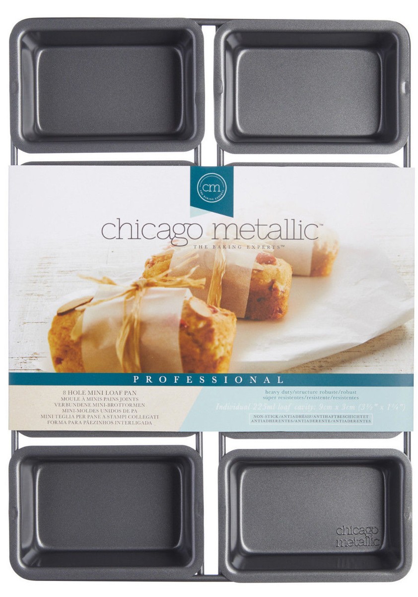 Baking Tray Chicago Metallic The Baking Experts Hole Mini Loaf