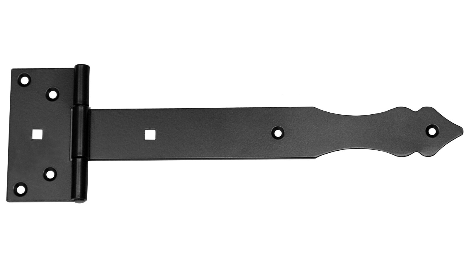 English Hinge 250 MM T-Hinges Rolled Semi Heavy, Black