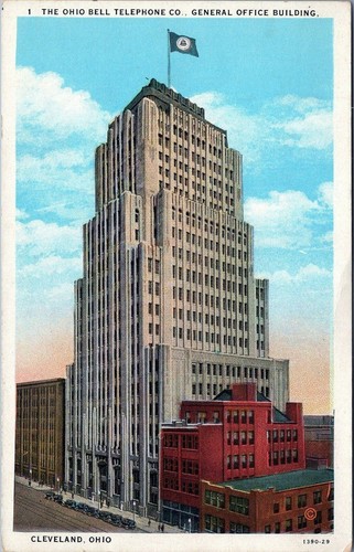 Ohio Bell Telephone Co General Office Building Cleveland Ohio Postkarte nicht verschickt