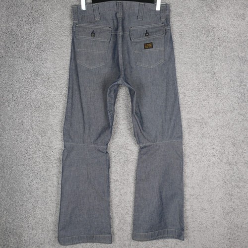 G-STAR RAW MENS JEANS COMWOOD W32 L34 BLUE RAW TECHNO 90 VINTAGE DENIM - Picture 3 of 12
