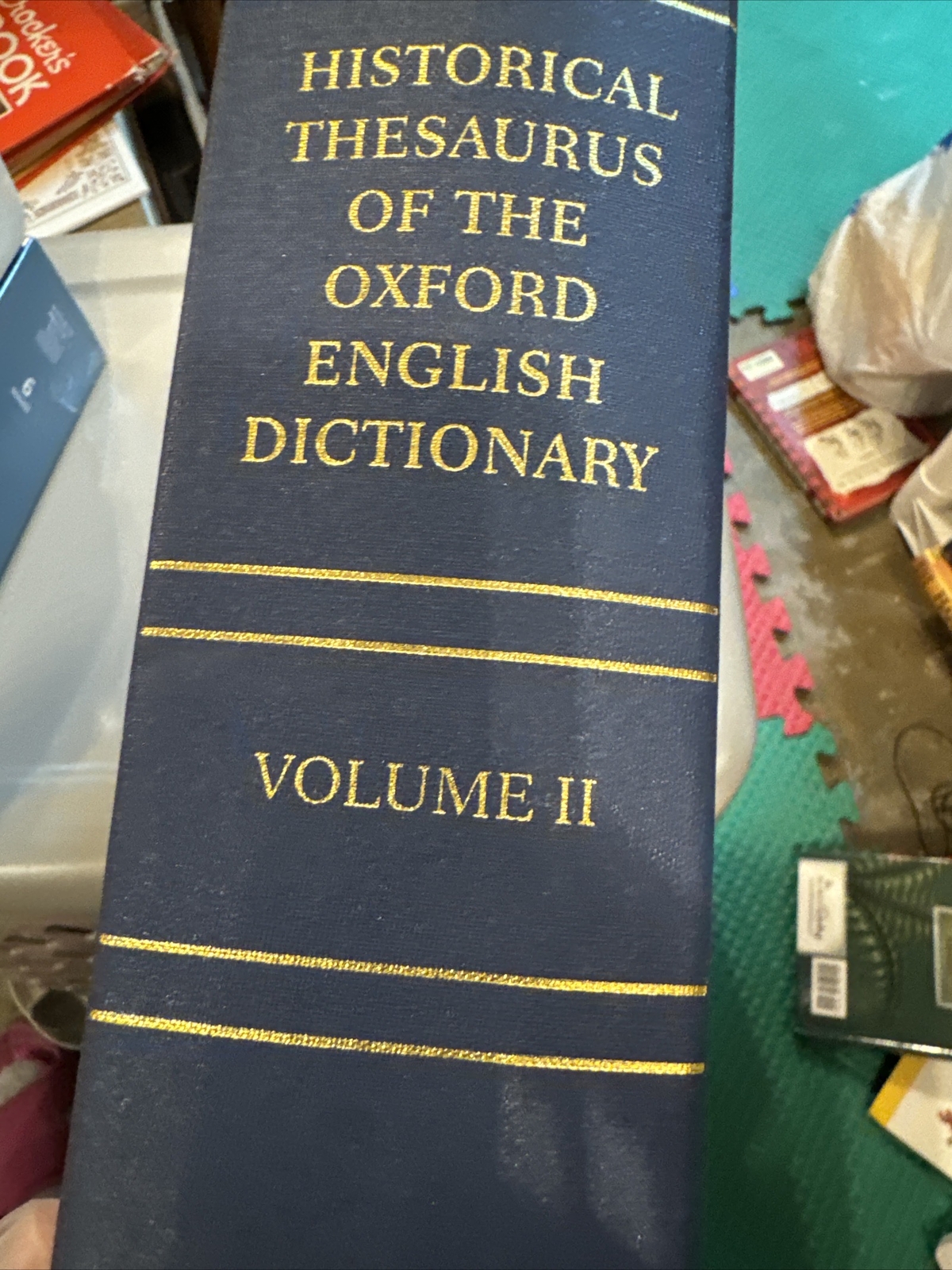 Historical Thesaurus of the Oxford English Dictionary, Only Volume 2