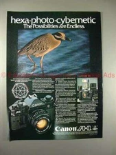 1980 Canon A-1 A1 Camera Ad, Hexa-Photo-Cybernetic!
