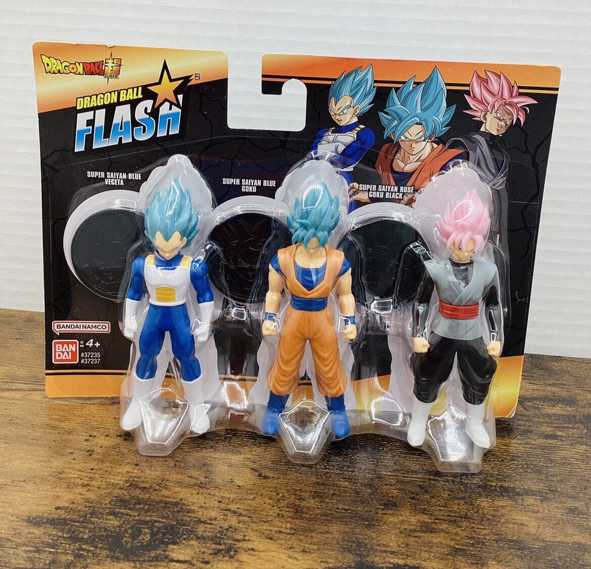 Dragon Ball Flash Super Saiyan Blue Vegeta Goku Rose Goku Black New