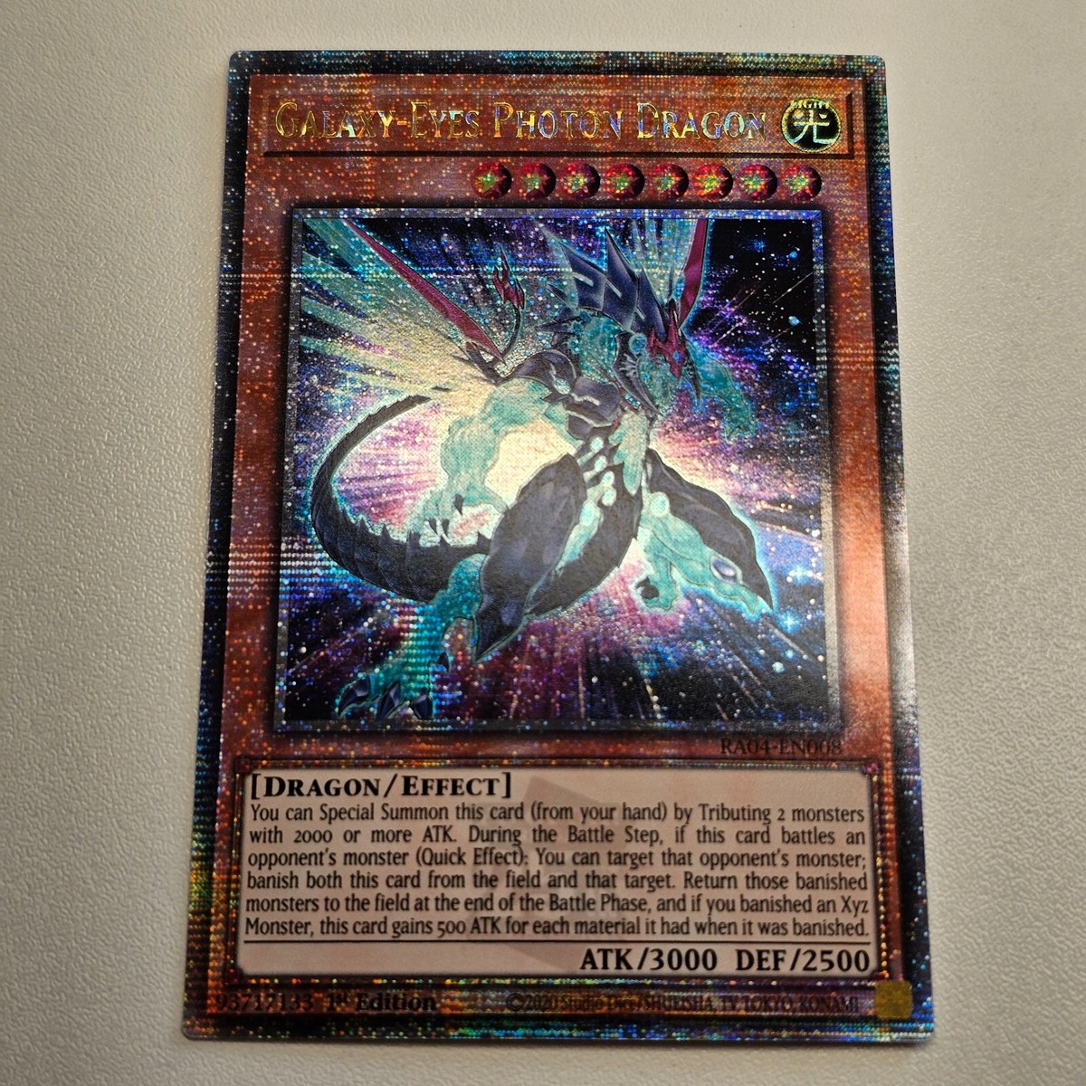 Galaxy Eyes Photon Dragon ALT ART - RA04 - Quarter Century