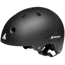 Rollerblade Downtown Unisex-Skate-Helm Skatehelm ABS-Schale gepolstert Schwarz