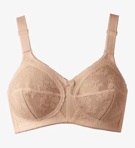 Triumph Classics Doreen Bra Skin Size 38G Non Wired Soft Cup Firm Support New - Picture 11 of 12