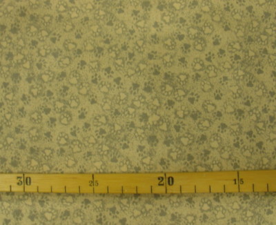 Patchworkstoff ( 20/m²) 0,3m Katzen Pfoten 1,1m breit