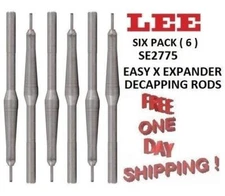 SE2775 Lee Decapping Pins EASY X EXPANDER 35 Whelen ( 90752 die set ) 6-PACK New