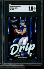 2023 Panini Prestige 15 Will Levis RC NFL Drip SGC 10