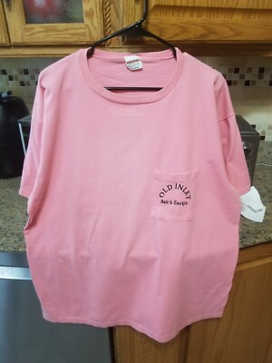 Vintage Old Inlet Bait Tackle Indian River Delaware single stich - Main Image