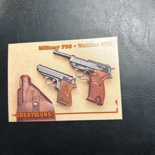 Jb2 Great Guns 1993 #21 Walther P Model Pistols Military P38 PPK Ww2