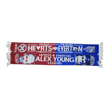 HEART OF MIDLOTHIAN  / EVERTON SCARF ALEX YOUNG