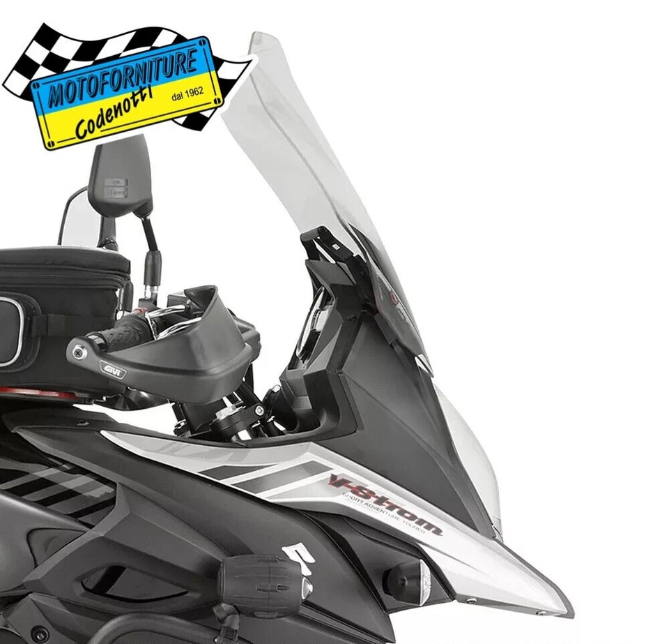 Cupolino Trasparente GIVI D3112ST (43 X 44) Per SUZUKI DL 650 V-Strom 2017-2024 - Immagine 2 di 4